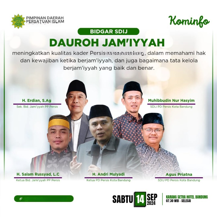 Dauroh Jamiyyah SDIJ PD PERSIS Kabupaten Garut